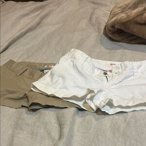 Mossimo Supply Co. Tan and Cream Shorts